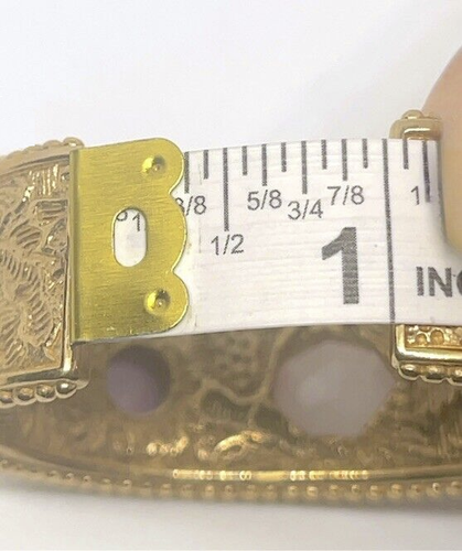 Stephen Dweck Bronze Pink Quartz & Purple Phosphosiderite Cuff Reg 695 Sale $395 - Picture 12 of 17
