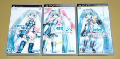 miku　セット Hatsune Miku -Project DIVA- 2nd extend set Sony PSP SEGA Japanese