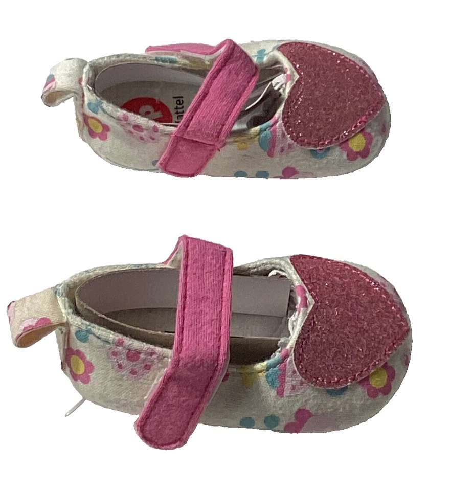 Zapatos Mattel estilo corazón niñas talla 0-3M Foto 4 de 4