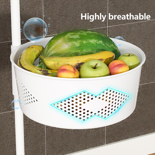 Multi-Layer Vegetable Rotating Basket Rack Fruit Snack Storage Kitchen Organizer - Picture 26 of 43