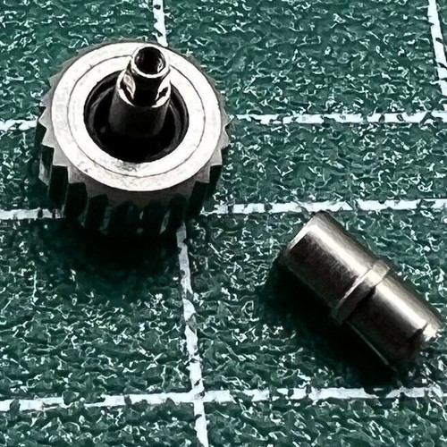 Großhandel 6,3 mm polierte Silber Krone mit Rohr für Omega Seamaster 300 - Bild 7 von 7