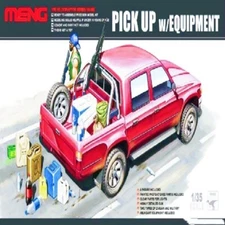Meng Model 1/35 VS-002 Pickup w/Equipment CAR Assemble Model Kit
