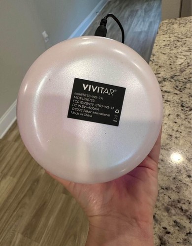 Vivitar Multicolor LED Light Up Wireless Bluetooth Recharageable Speaker *NEW* - Picture 2 of 8