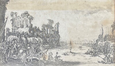 Jacques Callot 1592 1635 Das Martyrium Des Heiligen Sebastian CIRCA 1631