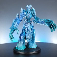 Large Hand Painted Ice Elemental Miniature for Pathfinder and DnD