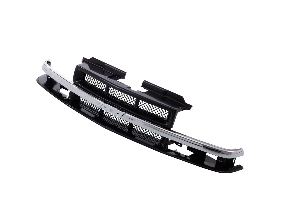 Grille Assy For Chevrolet Blazer S10 98-04 Mesh Insert With Chromed Center Bar Foto 2 de 4