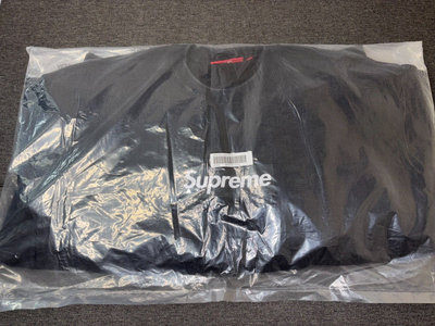 Supreme Washed Box Logo Crewneck S ブラック（Supreme Washed