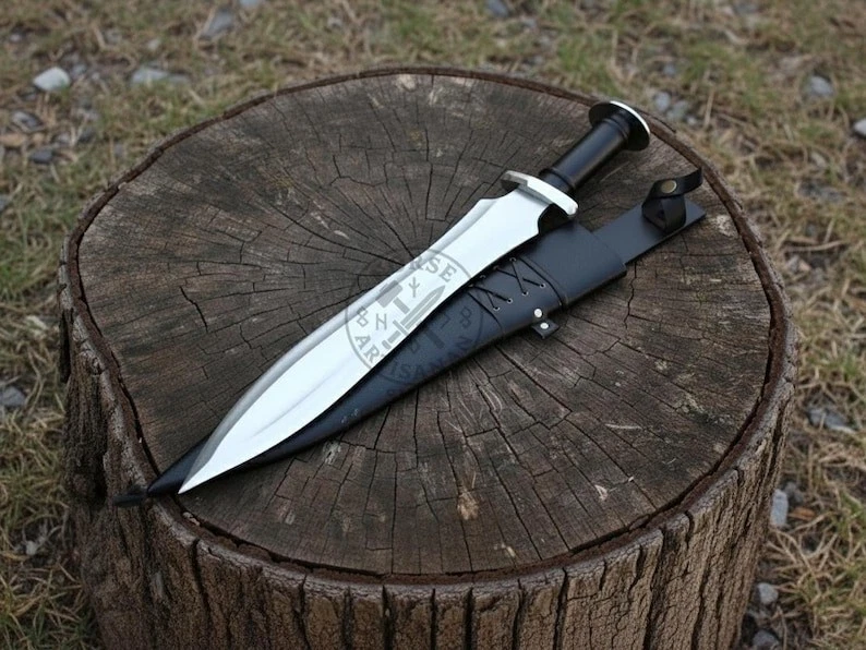 Espada Corta Gladius Romana 22" | Espada Medieval Forjada a Mano con Funda Regalo Foto 3 de 4