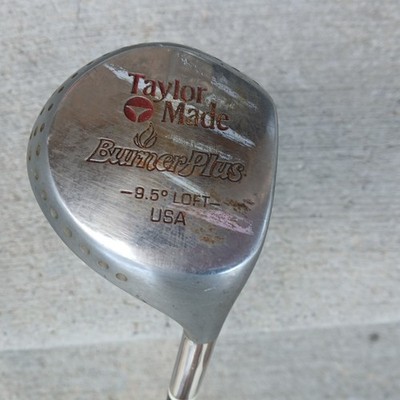TaylorMade Burner Plus Driver 9.5* Metalwood Stiff Flex Steel Shaft
