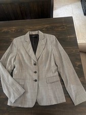Elie Tahari Wool Blazer 3-Button Size 10