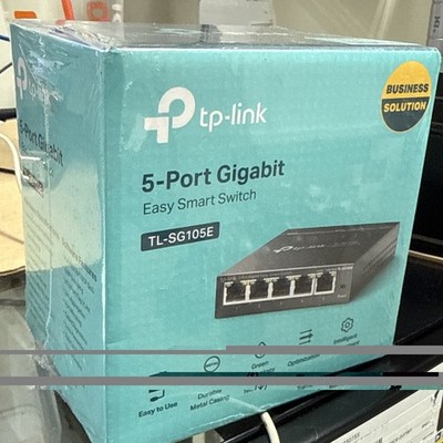 TP-Link TL-SG105E 5-Port Gigabit Easy Smart Switch  - NEW