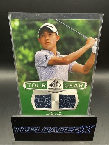 Collin Morikawa #TG-CM 2024 SP Game Used Tour Gear card