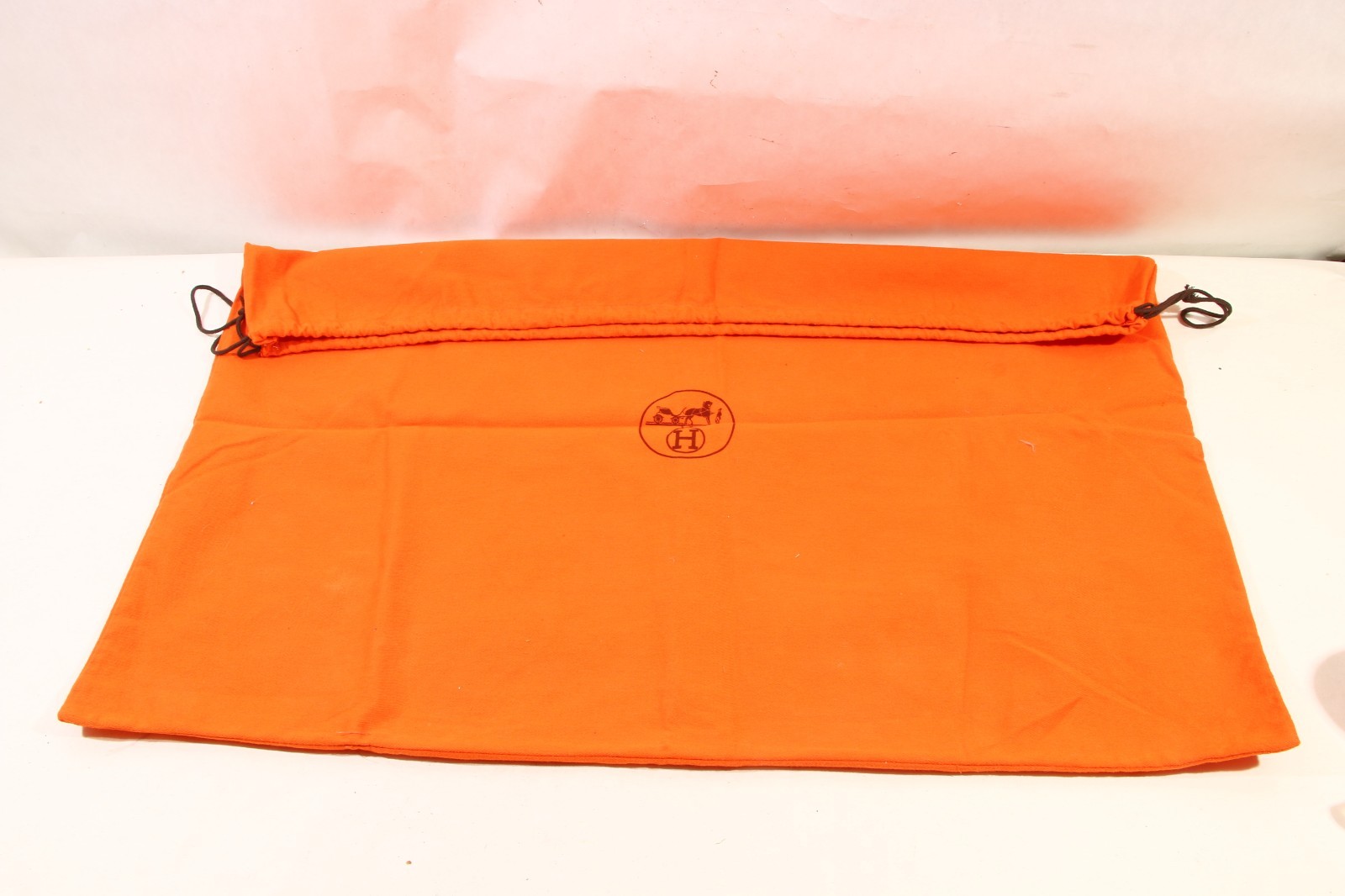 AUTHENTIC HERMES BIRKIN DRAWSTRING STORAGE DUST B… - image 1