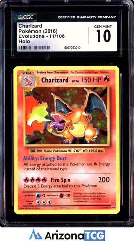 Charizard graded CGC 10 for sale on eBay