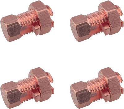 4PCS Copper Split Bolt Grounding Clamps for Secure Wire Bonding TJ-16