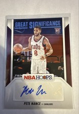 2024-25 Panini Nba Hoops - Great Significance Pete Nance #GS-PNC (AU, RC)