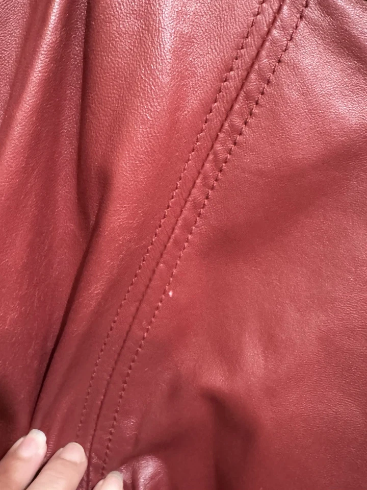 Chaqueta de Cuero Avenue Roja Mujer Edición Especial Nº Talla 22/24 2009 Foto 4 de 4