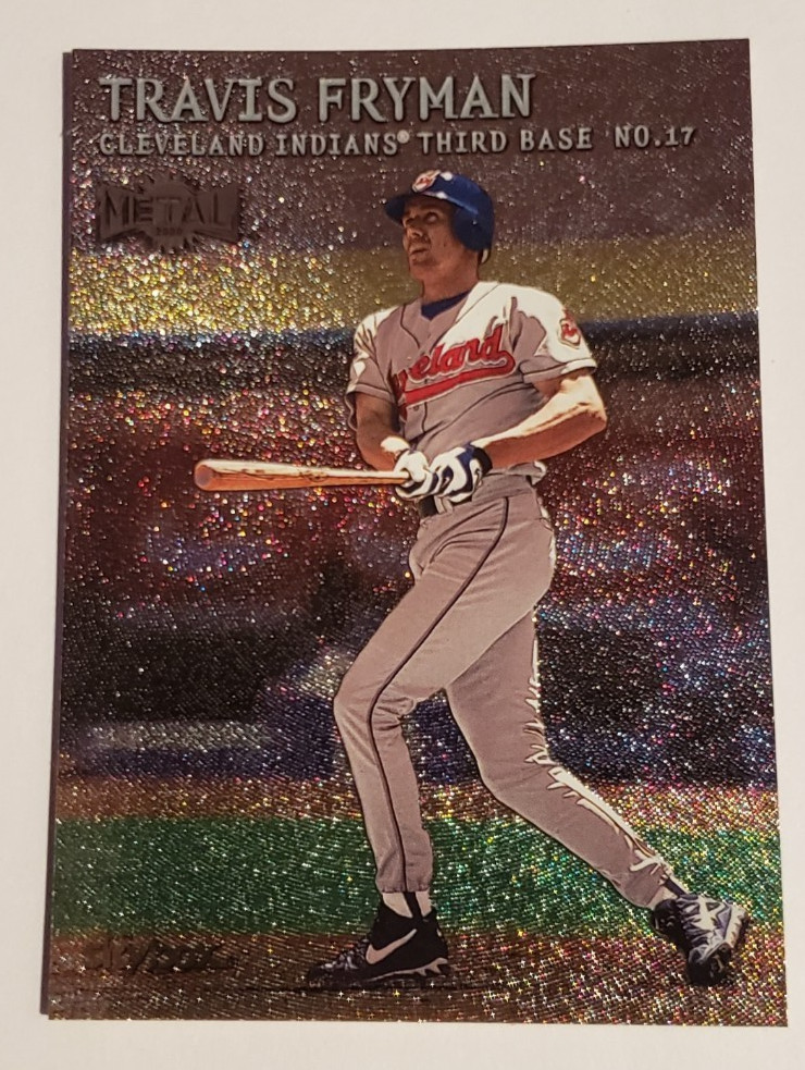 2000 Skybox Metal #58 Travis Fryman 3B Cleveland Indians NO. 17    ***40% off 2+