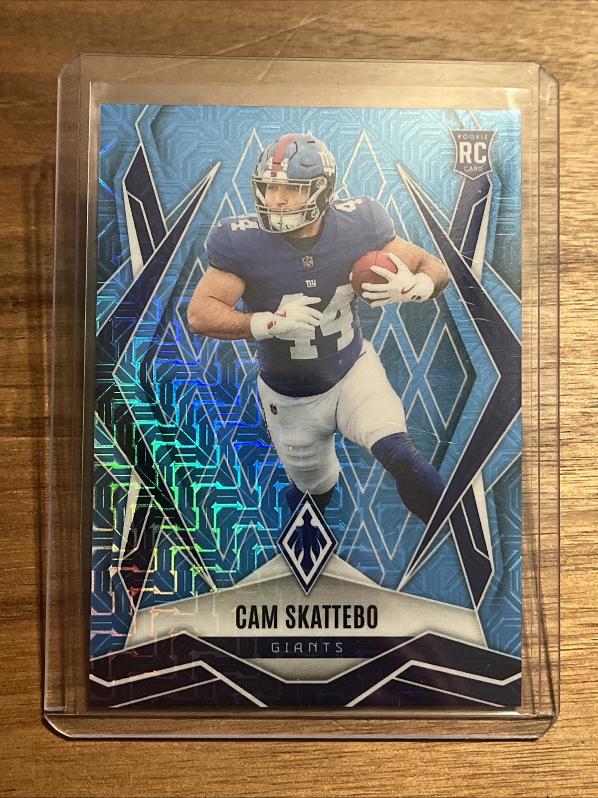 Cam Skattebo 2025 Panini Phoenix Football #168 Light Blue Mojo /85 RC