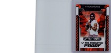 Kyron Drones 2025 Leaf Optichrome Football 1/1 Pre Production Proof