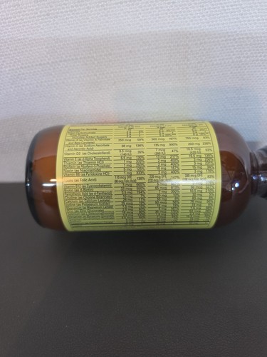 Multi Vitamin & Mineral, Natural Orange/Mango, 8 fl oz (237 ml) EXP: 07/2027 - Picture 2 of 3
