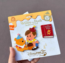 Disney Winnie the Pooh Christopher Robin Hundred Acre Wood Pin 12/12 - IN HAND!