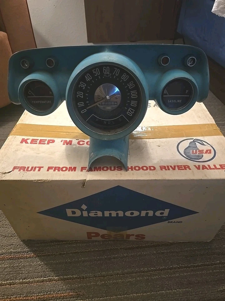 1957 Chevy Bel Air 150 210 спидометр указатель кластер автоматический OEM GM - Изображение 3 из 4