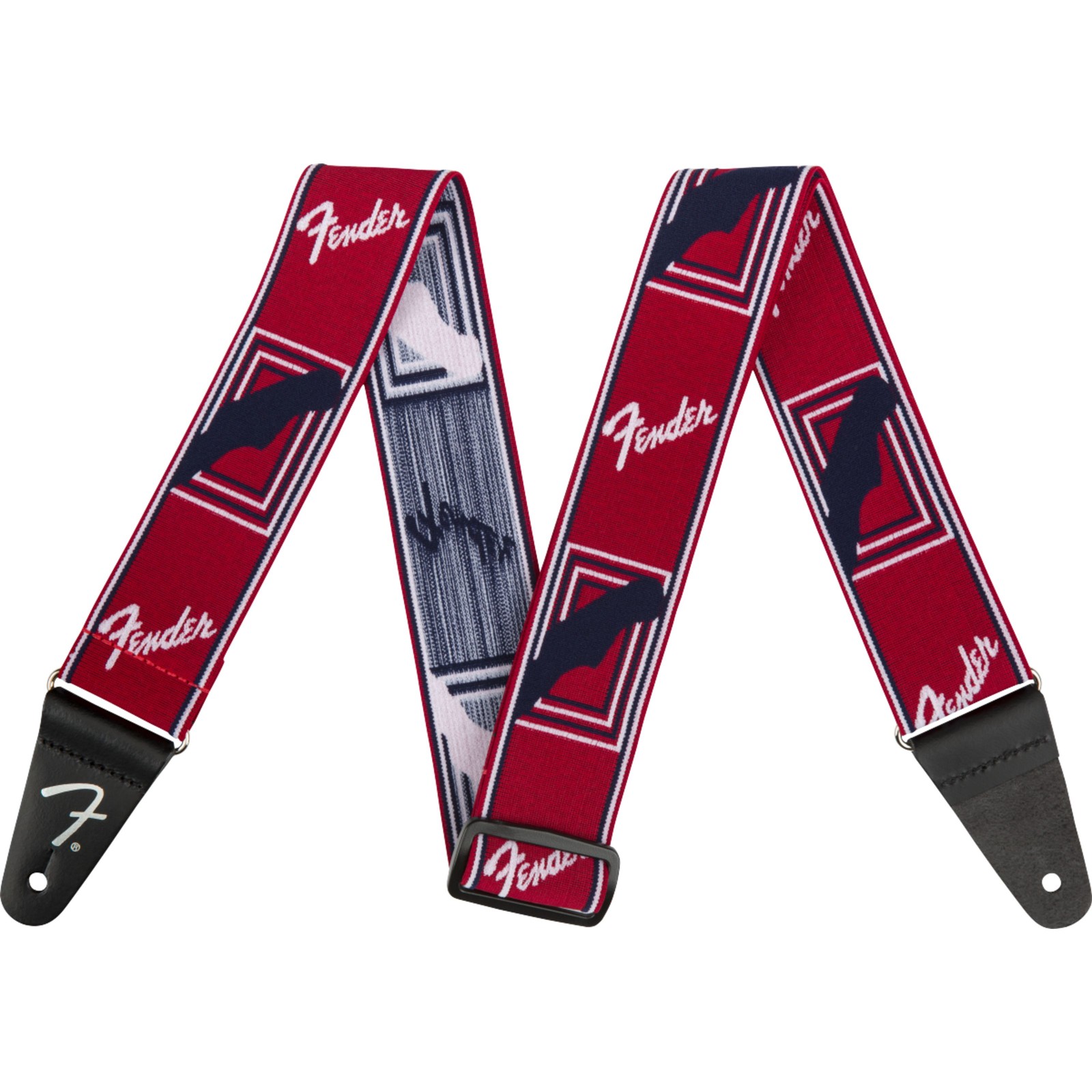 Fender WeighLess Monogram Strap RedWhiteBlue 5790₽