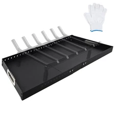 3 Piece Fireplace Tray Ash Pan,Adjustable Fireplace Tray for Up to 38" Firepl...