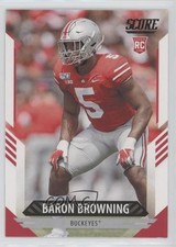 2021 Score Rookies Baron Browning #385 lw9