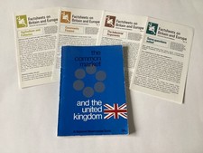 The Common Market & the United Kingdom/Nat West Bank 1970 + Govt Factsheets