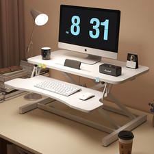 Standing Desk Converter Height Adjustable Sit Stand Desk Riser And Keyboard Tray