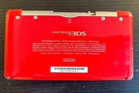 Nintendo 3DS Handheld System Flame Red