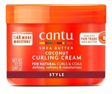 Cantu Coconut Curling Cream with Shea Butter for Natural Hair, 12 oz
