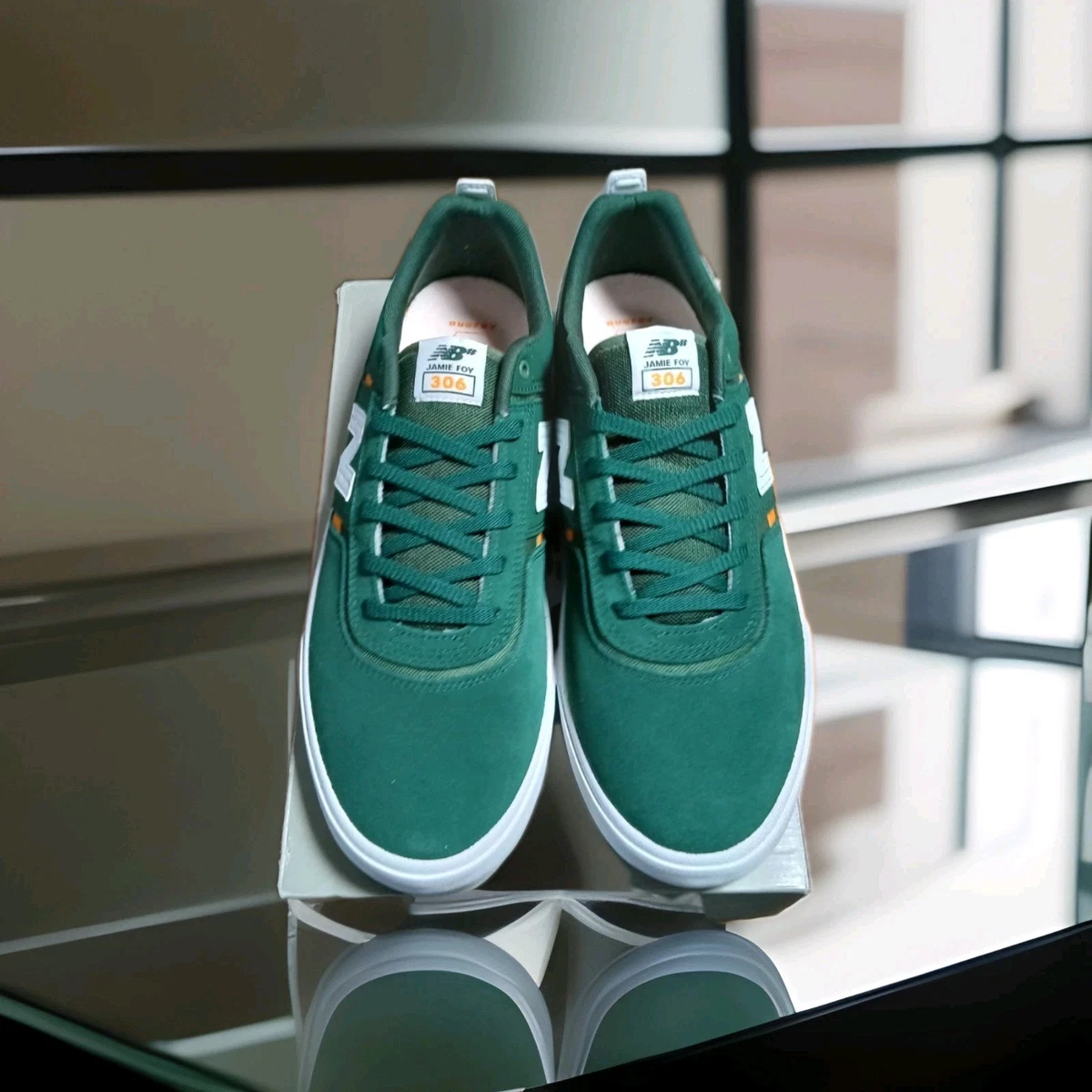 Jamie Foy x New Balance Numeric 306 White Green for Sale