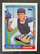 1992 Topps Traded Jason Varitek #123T (RC) Team USA NM Rookie Card. rookie card picture