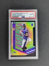 📈 2018 Panini Elite Aspirations Lamar Jackson Die-Cut RC #/24 PSA 10 MVP! 📈
