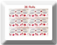 36 Rolls 2" x 110 yds Security Seal Packing Tape IF SEAL IS BROKEN