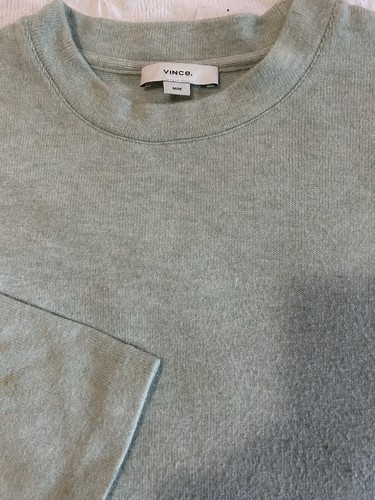 LOWERED PRC Vince cashmere sweater light green medium soft quality ! - Picture 3 of 6