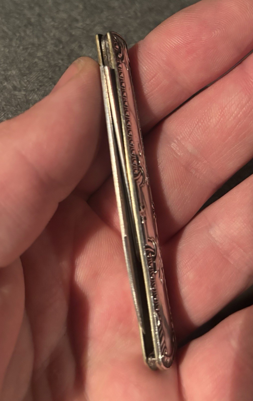Tifft Sign Tifft and Whiting Coin Silver Fruit Knife Civil War Era Presentation ...