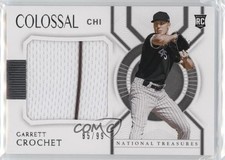 2021 Panini National Treasures Colossal Materials 85/99 Garrett Crochet ex0