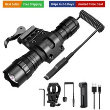 IR Flashlight 940nm Illuminate Flashlights for Night Vision LED Infrared Tact...
