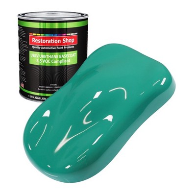 Tropical Turquoise 1 Gallon Low VOC URETHANE BASECOAT Car Auto Body Paint