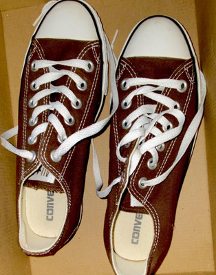 Converse All Star Sneaker /Chucks braun Stoff Größe EU 37,5
