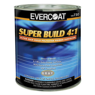 Evercoat 100730 Super Build Polyester Primer Surfacer Gallon High Build DTM