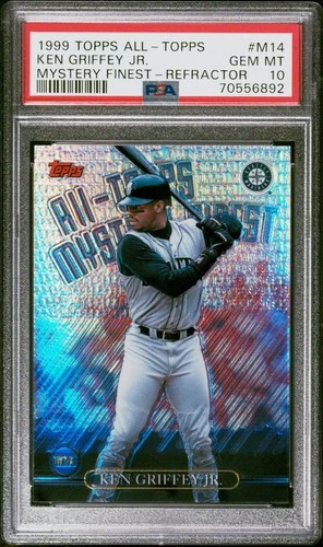 1999 TOPPS ALL-TOPPS KEN GRIFFEY JR. MYSTERY FINEST REFRACTOR PSA 10 GEM MINT