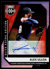 2021 Panini Elite Extra Edition #117 Alex Ulloa Autograph