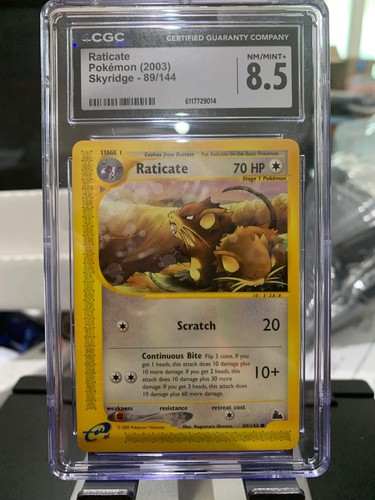 Raticate graded CGC 8.5 for sale on eBay
