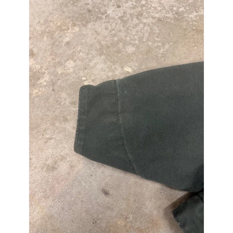 Carhartt Mens JB0866 Jacket Lined Canvas Trucker Style Size XL Graphic Print - Image 4 of 4