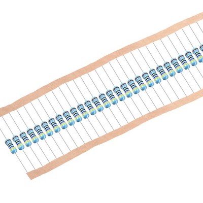 300X Metal Film Resistors 4.7K Ohm 0.25W 1/4W 1% Tolerances 5 Color Bands